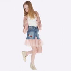 FUSTA DENIM PRIMAR TEE PENTRU FETE - 7910-067 - 7910-067 - view 1