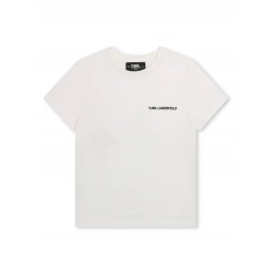 TRIUC DE COPII KARL LAGERFELD CU MÂNECĂ SCURTĂ ÎN FAȚĂ ȘI LA SPATE UNISEX - Z3005610P - Z3005610P - view 1
