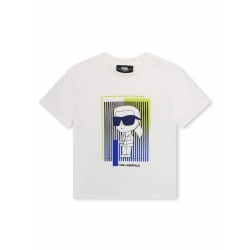 TRIOC UNISEX KARL LAGERFELD CU MĂCĂ SCURTĂ PENTRU COPII - Z3004110P - Z3004110P - view 1