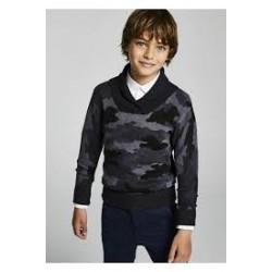 PULLOR DE COPII CU IMPRIMUL DE CAMuflaj PENTRU BAIAT - 7343-043 - 7343-043 - view 1