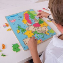 PUZZLE DIN LEMN BIGJIGS - HARTA EUROPEI - BJ048 - BJ048 - view 1