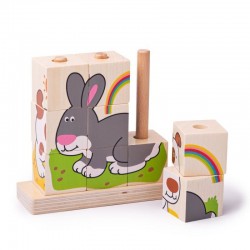 PUZZLE DIN LEMN BIGJIGS -... - BB104 - view 2