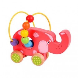 JUCĂRIE DE IMPINGERE DIN LEMN BIGJIGS - ELEFANT - BB071 - BB071 - view 1