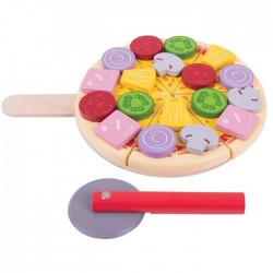 FĂ-ȚI PROPRIA PIZZA CU ELEMENTE DE LEMN BIGJIGS - BJ457 - BJ457 - view 1