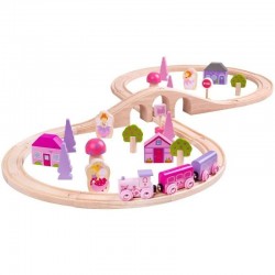 TREN LEMN BIGJIGS CU SINE - BASTE - BJT022 - BJT022 - view 1
