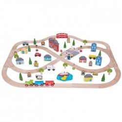 SET DE TREN BIGJIGS RAIL - ORASE SI SATE - BJT015 - BJT015 - view 1