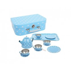 SET DE CEAI ALBASTRU BIGJIGS LITTLE WHITE DOTS - BJ614 - BJ614 - view 1