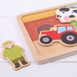 BIGJIGS PUZZLE MAGNETIC DIN... - BJ909 - view 2