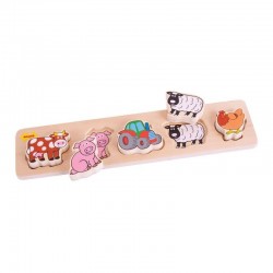 PUZZLE DIN LEMN BIGJIGS - FERMA - BB014 - BB014 - view 1