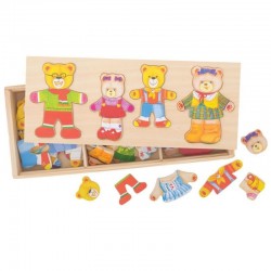 PUZZLE DIN LEMN BIGJIGS - FAMILIA URȘILOR - BJ766 - BJ766 - view 1
