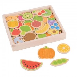MAGNETI DE LEMN BIGJIGS - FRUCTE ȘI LEGUME - BJ273 - BJ273 - view 1