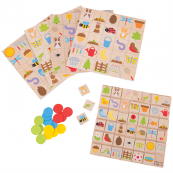 BIGJIGS BINGO LEMN - GRADINA - BJ554 - BJ554 - view 1