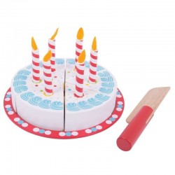 BIGJIGS TORT DE TAIERE LEMN... - BJ628 - view 2