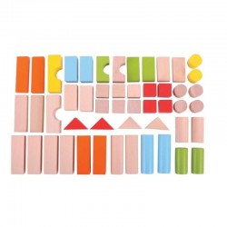 Дървени многоцветни блокчета Bigjigs - 50 части - BB067 - view 4
                  