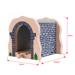 BIGJIGS TUNEL DIN LEMN CU... - BJT120 - view 2
