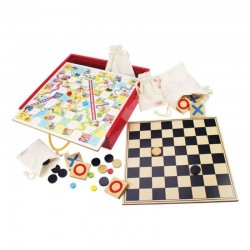 SET DE PATRU JOCURI CLASICE BIGJIGS - BJ355 - BJ355 - view 1