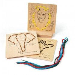 KIT CREAȚI CU NUMĂR BIGJIGS - JUNGLE - 34050 - 34050 - view 1