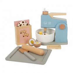 MIXER SMALL FOOT GUSTOSO, CU ACCESORII, LEMN, 19 X 12 X 20 CM - 6704090013 - 6704090013 - view 1