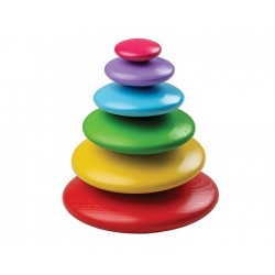 BIGJIGS JOC DE ECHILIBRAT DE LEMN - RAINBOW - BB144 - BB144 - view 1