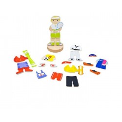PĂPUȘĂ MAGNETICĂ BIGJIGS - ACTIVITĂȚI - BJ007 - BJ007 - view 1