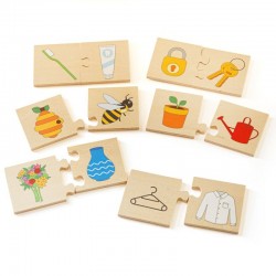 PUZZLE DIN LEMN BIGJIGS - ASOCIATII - 34029 - 34029 - view 1