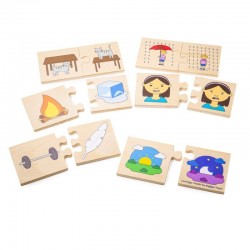 PUZZLE DIN LEMN BIGJIGS - CONTRA - 34028 - 34028 - view 1