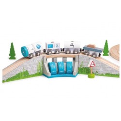 SET TREN BIGJIGS - POD DE LEMN CU CASCADA - BJT279 - BJT279 - view 1