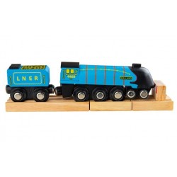 LOCOMOTIVA DE JUCĂRIE BIGJIGS - ALBASTRĂ - BJT440 - BJT440 - view 1