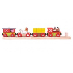 TREN DE FERMA DE LEMN BIGJIGS - BJT466 - BJT466 - view 1
