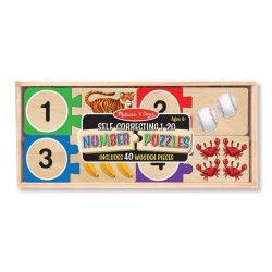 Дървен самокоригиращ се пъзел Melissa & Doug - Цифри - 12542 - view 3
                  