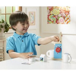 MAȘINĂ DE CAFEA DIN LEMN CU ACCESORII MELISSA &amp DOUG - 19842 - 19842 - view 1