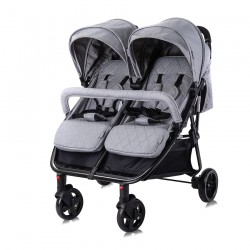 Cărucior BEBE PENTRU GEMENI LORELLI DUO + ​​GEANT COOL GREY - 10021542386 - 10021542386 - view 1