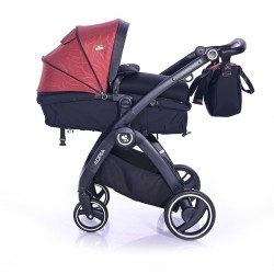 Комбинирана количка LORELLI ADRIA BLACK&RED - 10021452006 - view 5
                  
