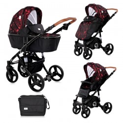 Cărucior combinat RIMINI RUBY RED &amp BLACK - 10021052165 - 10021052165 - view 1