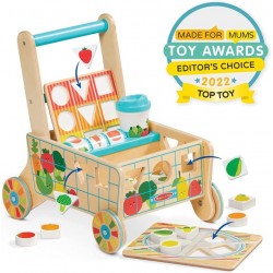 Дървена количка Melissa & Doug - сортер с хранителни продукти  - 30732 - view 5
                  