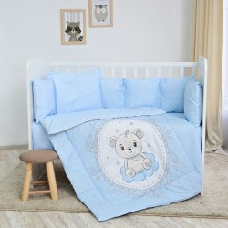 SET 5 BUC. + CIRCULAR MARE LORELLI RANFORCE "URSUL" ALBASTRU - 20800085901 - 20800085901 - view 1
