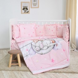 SET 5 BUC. + CIRCULAR MARE LORELLI RANFORCE "FLUTURE" ROZ - 20800085801 - 20800085801 - view 1