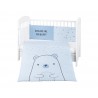 SET PAT BEBE 2 BUC. STIL EU 70/140 BEAR WITH ME BLUE - 41101020114