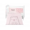 SET PAT BEBE 2 BUC. STIL EU 60/120 BEAR WITH ME ROZ - 41101020113