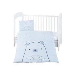 SET DORMITOR BEBE 3 PUC. BEAR WITH ME BLUE - 41101030143 - 41101030143 - view 1