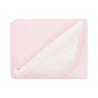 Pătură din bumbac tricotată CU SHERPA DREAM BIG PINK - 31103010046