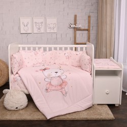 SET PAT COPII LORELLI TREND "URSUL BALERINĂ" ROZ - 20800055101 - 20800055101 - view 1