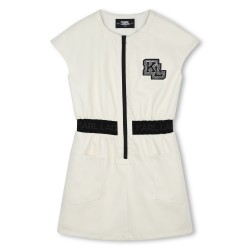 Детска кожена рокля Karl Lagerfeld за момиче - Z30082195 - view 3
                  