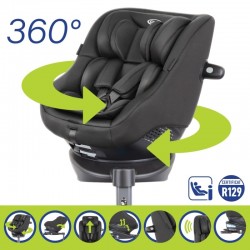Столче за кола GRACO™ Turn2Me 360° I-size 0-18кг Midnight Black - GC2116ABMDN - view 5
                  