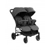 Cărucior PENTRU GEMENI KIKKA BOO HAPPY 2 DARK GREY - 31001040010