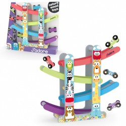 SET PISTA DE CURSE DIN LEMN COLORATE J′ADORE, 5 BUC. - JD819073 - JD819073 - view 1