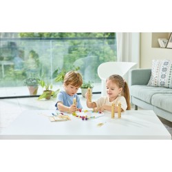 Дървена игра Hape Bamboo Rapido - Бамбукови пръчки и цветови комбинации - H4314 - view 4
                  
