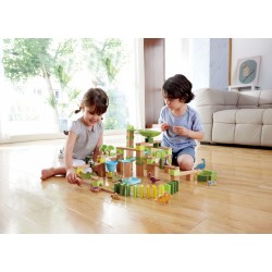 Комплект дървена игра Hape Домино - Дино приключение, 131 части - H1112 - view 3
                  
