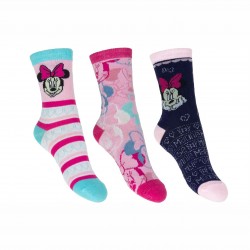 SET 3 PERECHI DE ȘOSETI MINNIE MOUSE PENTRU FETELE. - HQ0835-1 - HQ0835-1-23 - view 1
