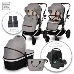 Детска количка GLORY 2в1 Lorelli OPALINE Grey+ADAPTERS с кош за новородено - 10021822302A - view 1
                  